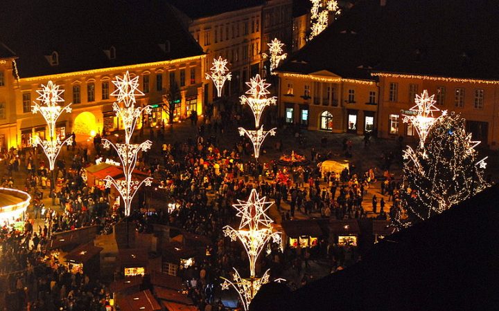 Sibiu – cel mai luminos targ din Romania