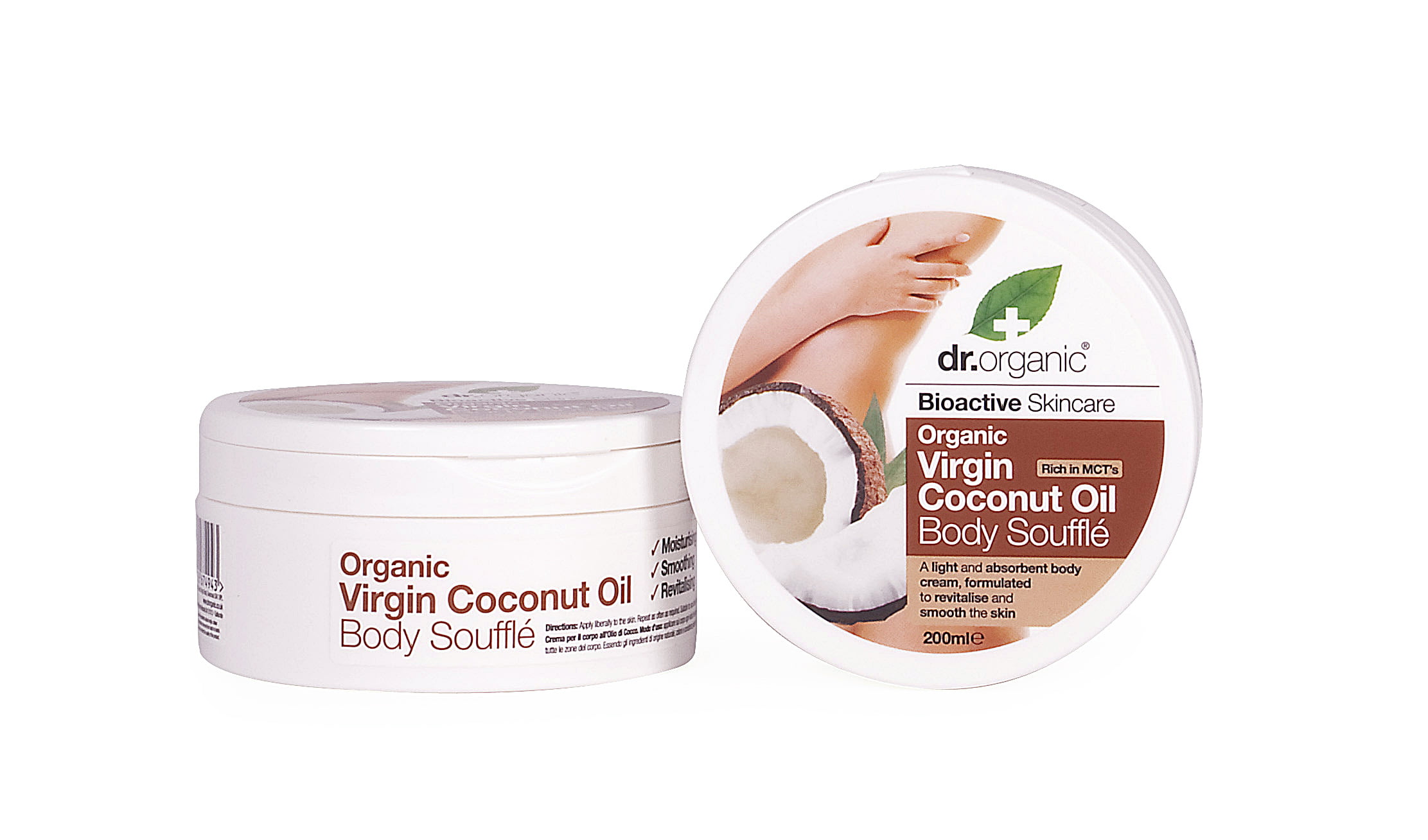 Piele stralucitoare si par hidratat cu gama Virgin Coconut Oil de la Dr. Organic