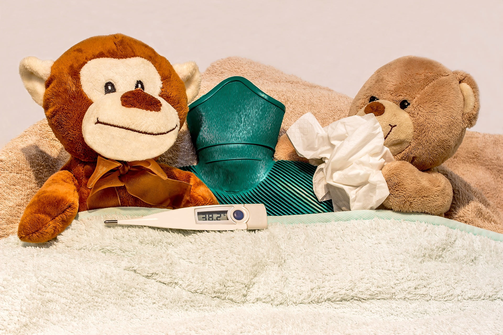 Diferența dintre răceală și gripă la copii
