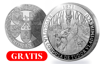 CASA DE MONEDE lansează o medalie comemorativă cu ocazia a 200 de ani de la Revoluția din 1821, condusă de Tudor Vladimirescu