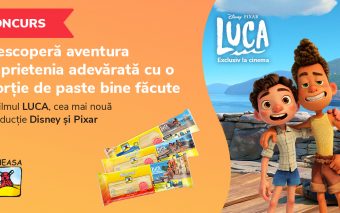 Descoperă aventura și prietenia adevărată cu o porție de paste bine făcute și sărbătorește lansarea celei mai noi producții Disney si Pixar – Luca!
