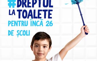 Tot mai mulți copii își câștigă „Dreptul la toalete” cu ajutorul campaniei „Domestos susține igiena în școli”