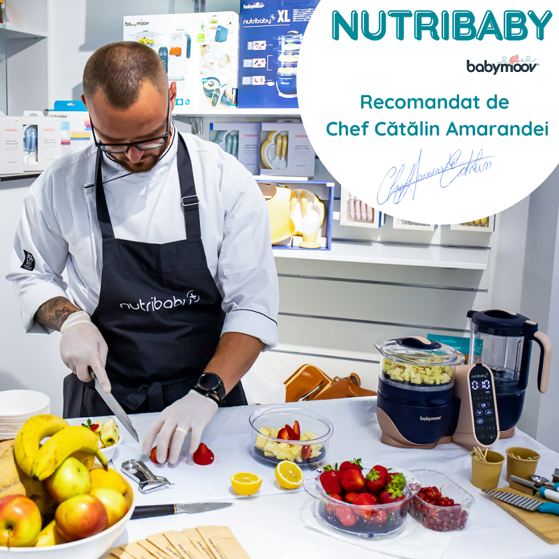 Nutribaby, un produs Babymoov, recomandat de Chef Catalin Amarandei