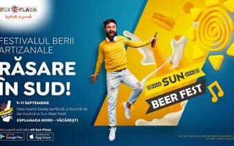 SUN PLAZA organizează o nouă ediție a festivalului de bere artizanală SUN BEER FEST, între 9-11 septembrie