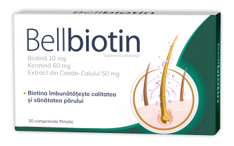 Frumusețea părului, unghiilor și pielii este în siguranță cu Bellbiotin!