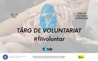 Asociația FRENDS pentru Dezvoltare lansează campania despre voluntariat #fiivoluntar, deschizându-se cu Gala Voluntarilor și Târgul de ONG-uri #fiivoluntar, 21 – 23 octombrie