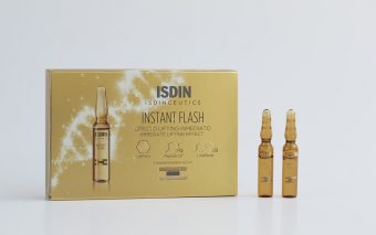 O clipă pentru prospețime: lifting instant din fiolele ISDIN Instant Flash!