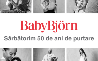 BabyBjorn - 50 de ani de purtare pentru 50 de milioane de bebeluși