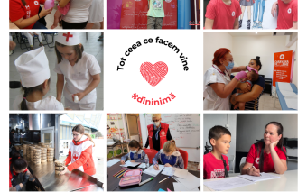 8 mai - Ziua Mondiala a Crucii Roșii și a Semilunii Roșii - #Tot ceea ce facem vine din inimă