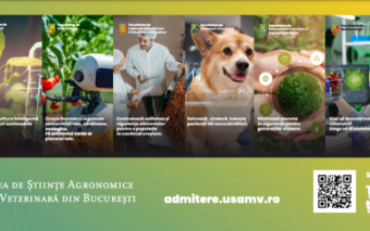 Start admiterea la facultate 2023! Încep înscrierile la cele 7 facultăți ale Universității de Ştiinţe Agronomice şi Medicină Veterinară din București, 3-25 iulie 2023