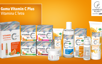 COSMETIC PLANT relansează gama Vitamin C Plus - 3 produse noi și un design reînnoit
