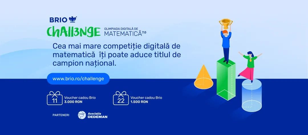 A început cea de-a șaptea ediție a olimpiadei digitale de matematică, BRIO CHALLENGE