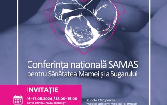 MATERNOPEDIA 2024: Viitorul e acum! Asociația SAMAS vă invită la conferința anuală MATERNOPEDIA, dedicată cadrelor medicale din domeniul perinatal.