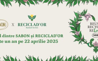 SABON ReCycle - Parteneriatul dintre SABON și RECICLAD’OR împlinește un an pe 22 aprilie