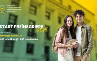 USAMV București dă startul preînscrierilor online pentru admiterea în anul universitar 2025-2026