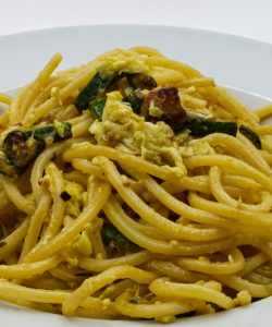 Paste carbonara cu dovlecei