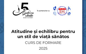 Programul „Gustă cu atenție. Bucură-te de moment” formează prima generație de profesori care vor transforma relația adolescenților cu mâncarea