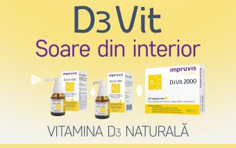 Administrarea de vitamina D3 chiar și vara - recomandată de Impruvis D3Vit pentru sănătate și soare din interior la orice vârstă