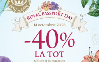 Pe 14 octombrie ai -40% de Royal Passport Day + EXTRA surpriză! Celebrează toamna cu SABON!