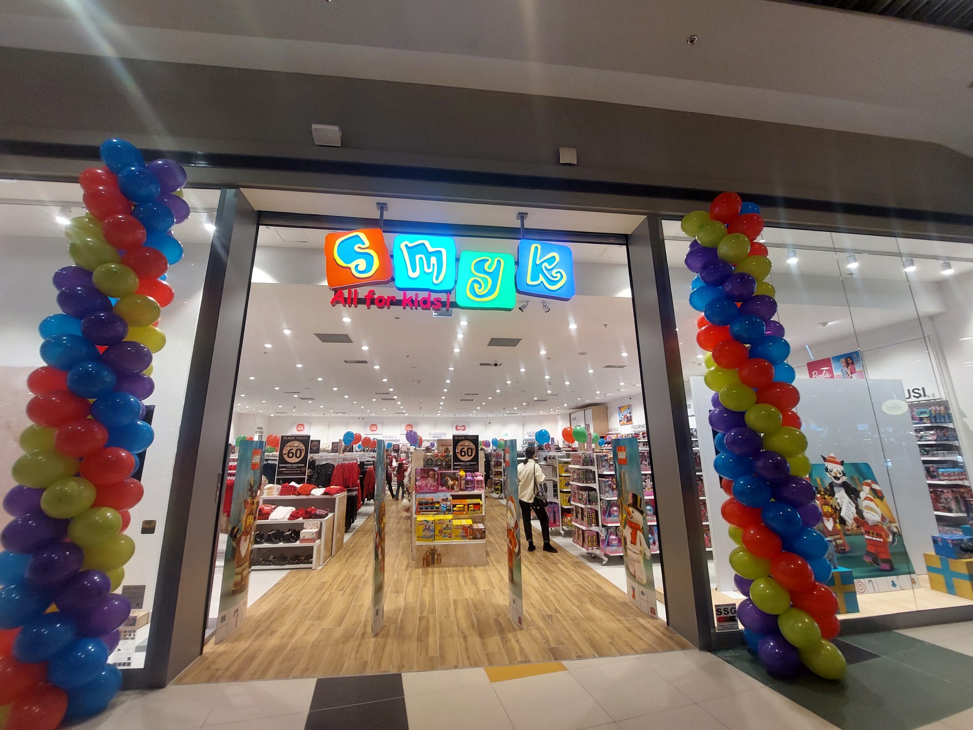 SMYK All for Kids deshide două magazine pe 27 noiembrie și încheie anul cu 37 de unități în rețeaua națională