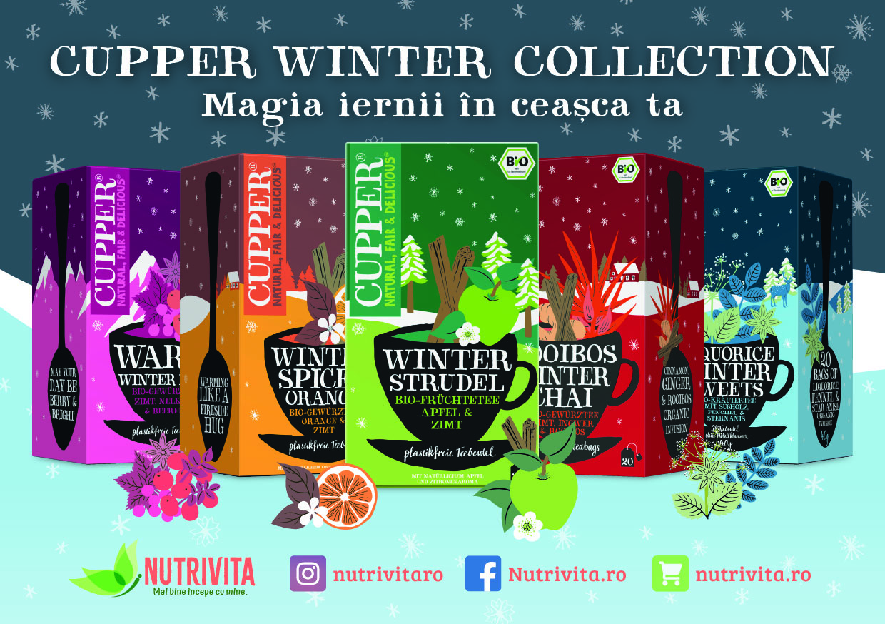 Cupper Winter Teas – Magia iernii în ceașca ta