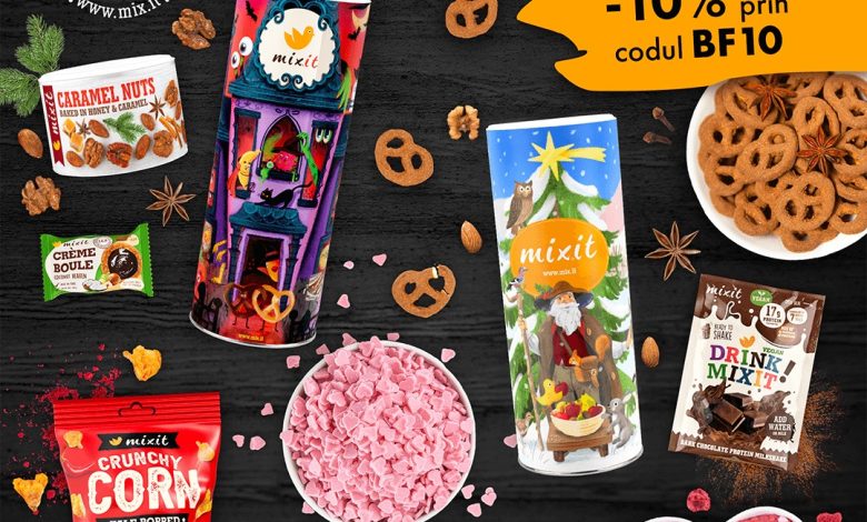 Mixit a dat startul reducerilor de Black Friday: peste 30 de produse delicioase la prețuri speciale și noi surprize din 14 noiembrie