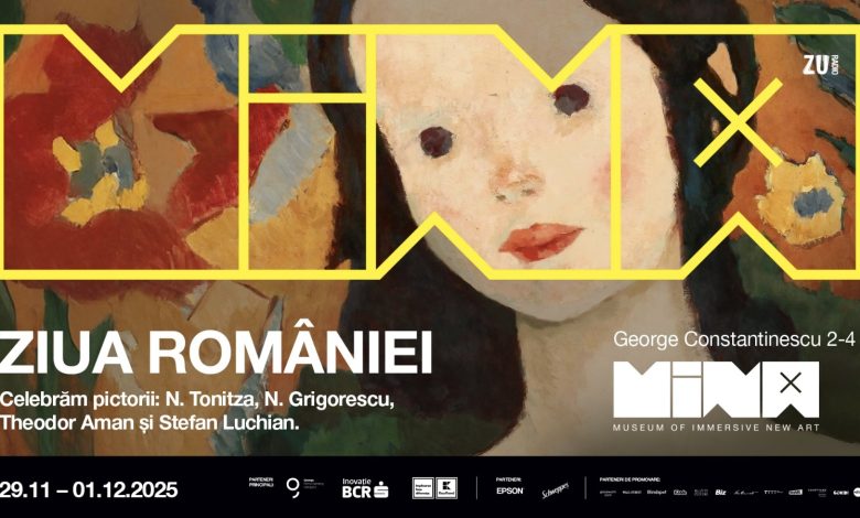 Activități pentru copii la MINA. Weekend special cu ateliere pentru cei mici și un show imersiv cu ocazia Zilei Naționale a României.