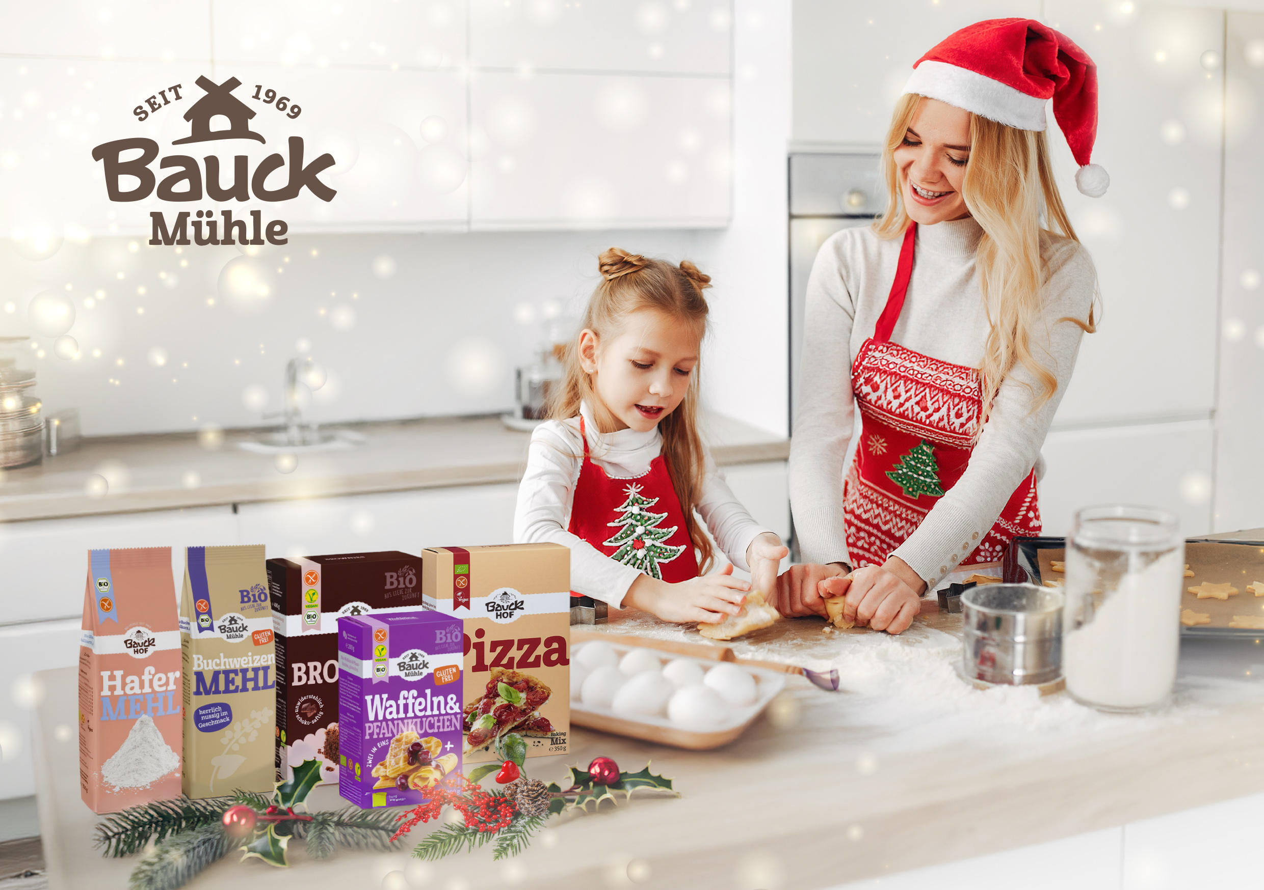 Bauckhof aduce „Magia Crăciunului Gluten Free” în bucătăriile din România
