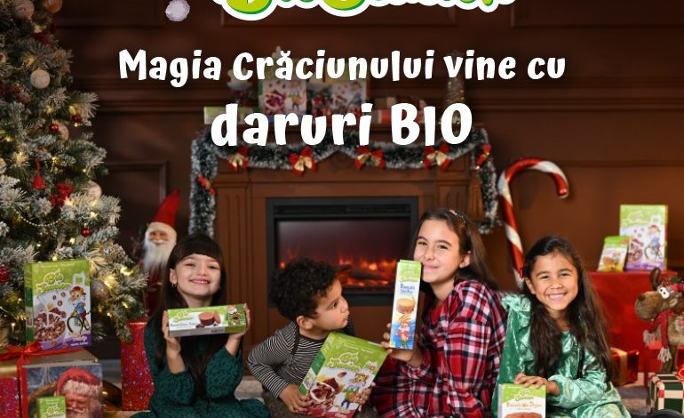 Bio Junior & Goldie devin ajutoarele lui Rudolf și Moș Crăciun în cea mai magică campanie a iernii