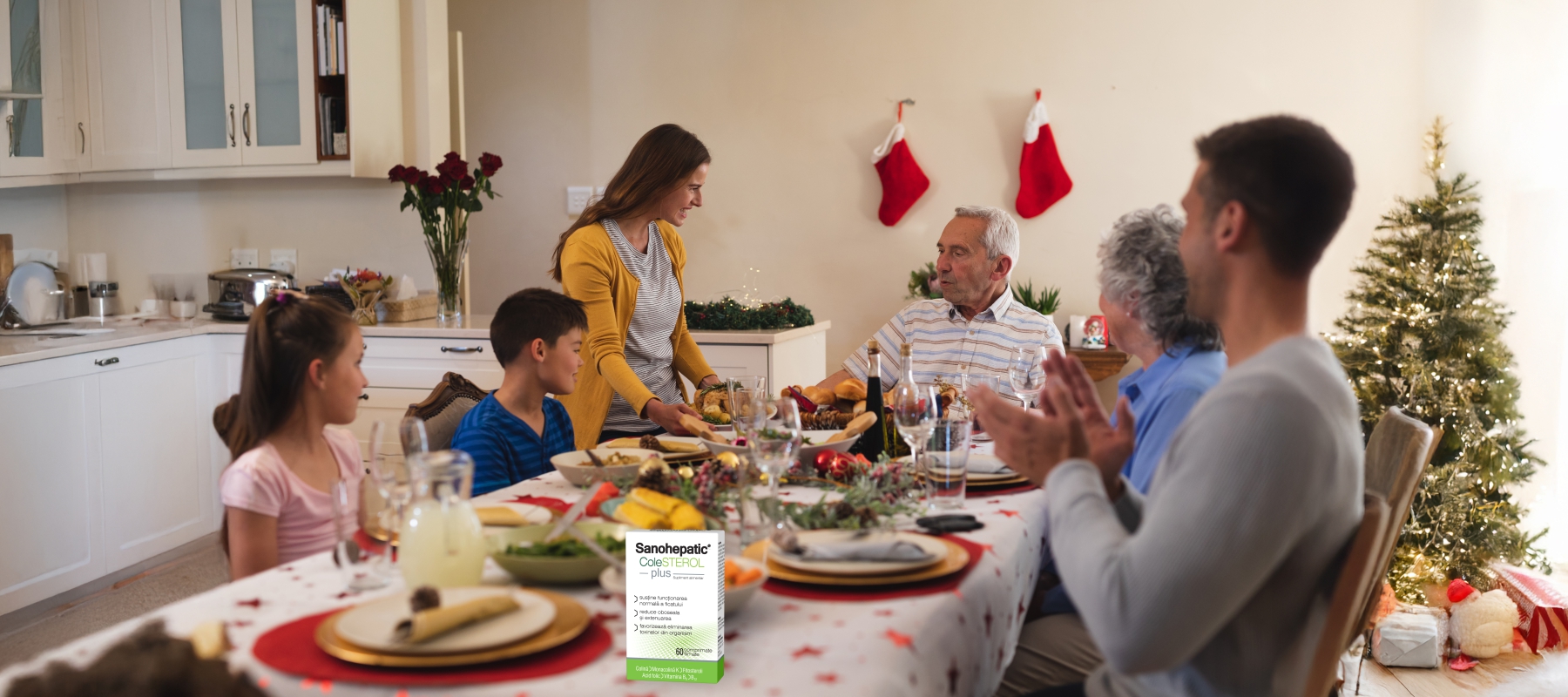 Răsfăț culinar de sărbători? Sanohepatic® te sprijină în menținerea unui metabolism eficient.