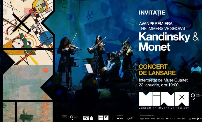 MINA, Museum of Immersive New Art, lansează în premieră internațională un nou show „Kandinsky: The Immersive Show”