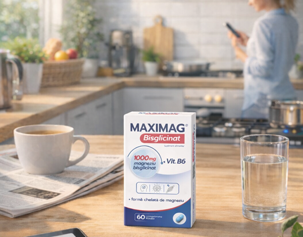 Cu Maximag® BISGLICINAT ai claritate mentală și vitalitate reală