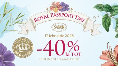 Pe 17 februarie e Royal Passport Day cu -40% la TOT!