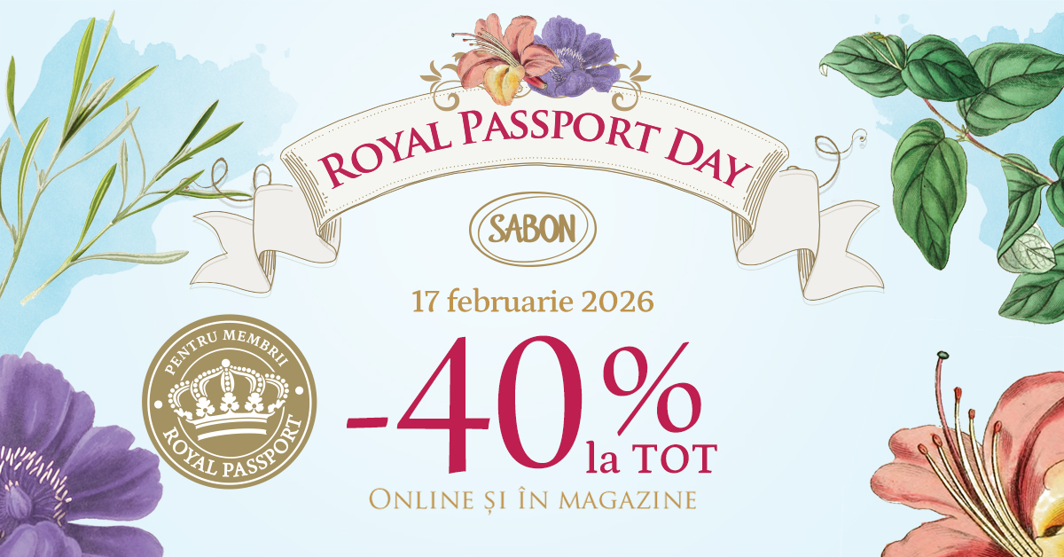 Pe 17 februarie e Royal Passport Day cu -40% la TOT!
