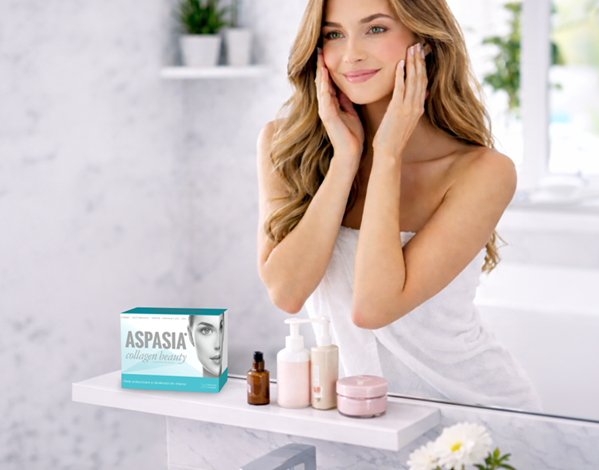 ASPASIA® Collagen Beauty aduce luminozitate tenului tău, pentru ca tu să radiezi în zilele însorite!