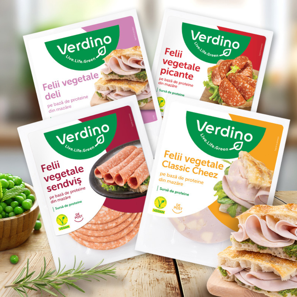 Verdino extinde gama de felii vegetale pe bază de proteine de mazăre, în contextul creșterii cererii pentru produse de Post