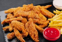 Nuggets de pui la cuptor