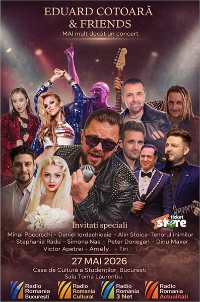 Peter Donegan, cel care a împărțit scena cu Tom Jones, cântă alături de Eduard Cotoară și de artiști consacrați la București