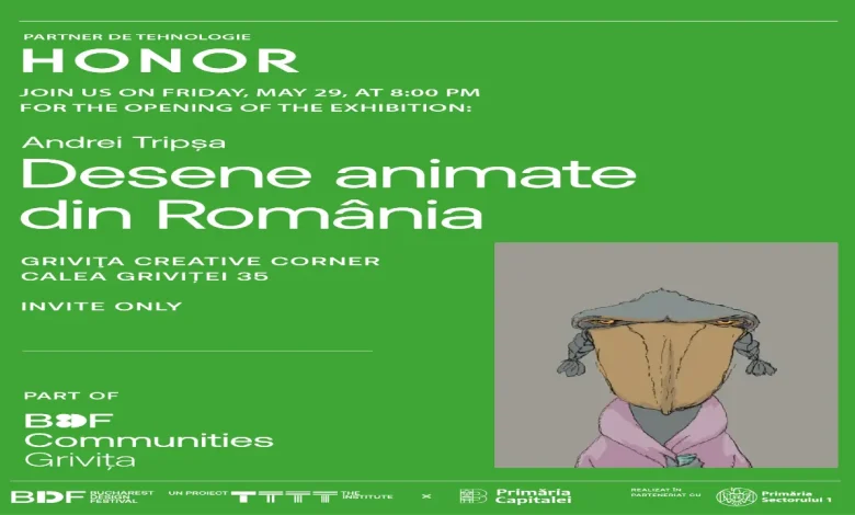 HONOR, partener de tehnologie al primei expoziții Andrei Tripșa, în cadrul Bucharest Design Festival 2026
