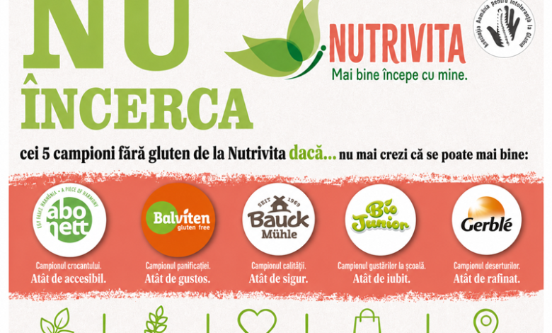 Luna Fără Gluten by Nutrivita. 16 Mai – Ziua Internațională a Bolii Celiace