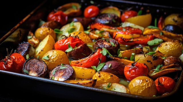 Cartofi noi în stil mediteranean)