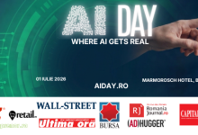 AI DAY: Primul eveniment din România dedicat exclusiv implementării concrete, legale și strategice a Inteligenței Artificiale în organizații.