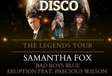 Legendele muzicii disco vin la Sala Palatului pe 19 septembrie 2026: Samantha Fox, Bad Boys Blue și Eruption, împreună la București