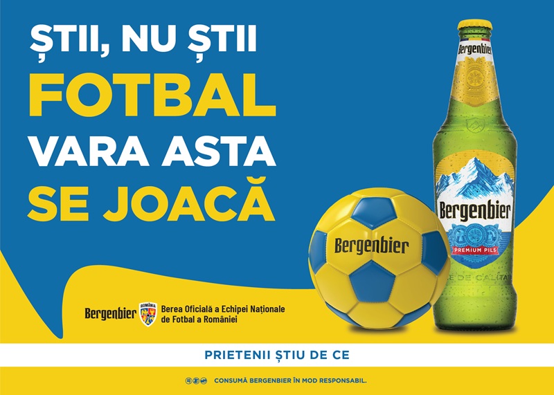 Bergenbier lansează campania „Știi nu știi fotbal, vara asta se joacă”, dedicată Campionatului Mondial de Fotbal 2026