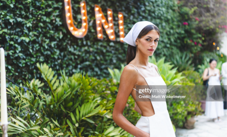 Kaia Gerber, îmbrăcată în Calvin Klein Collection la petrecerea Summer Uni Party