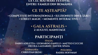 Competiție internațională de magie cu iluzioniști din șase țări și spectacole gratuite pentru public