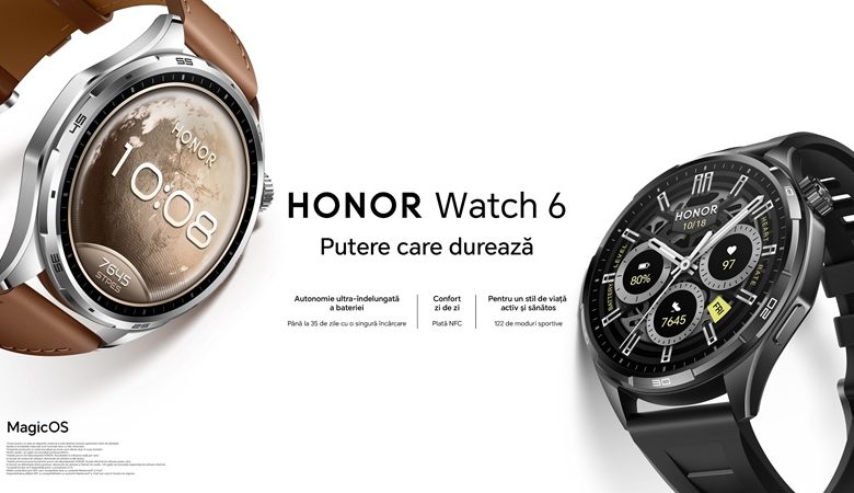 HONOR aduce în România noul HONOR Watch 6
