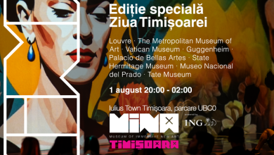 Noaptea Albă la MINA transformă 1 august într-o celebrare a artei imersive, simultan în București și Timișoara
