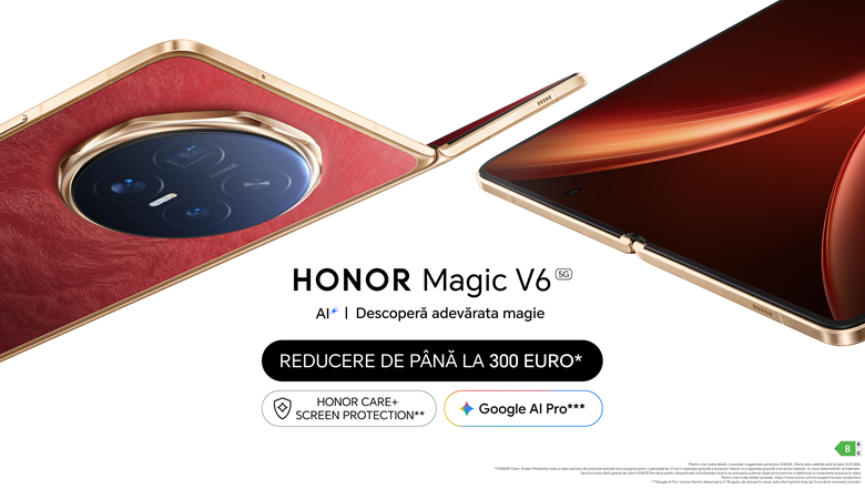 Ultimele zile de reduceri pentru HONOR Magic V6 și HONOR Watch 6
