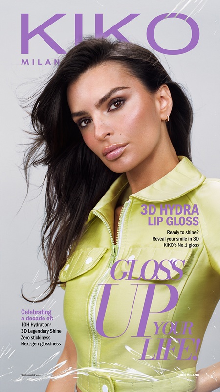 KIKO MILANO sărbătorește un deceniu de strălucire legendară prin noua Colecție Limitată 3D Hydra Xtreme și campania inspirată din anii '90 ce o are în prim plan pe Emily Ratajkowski